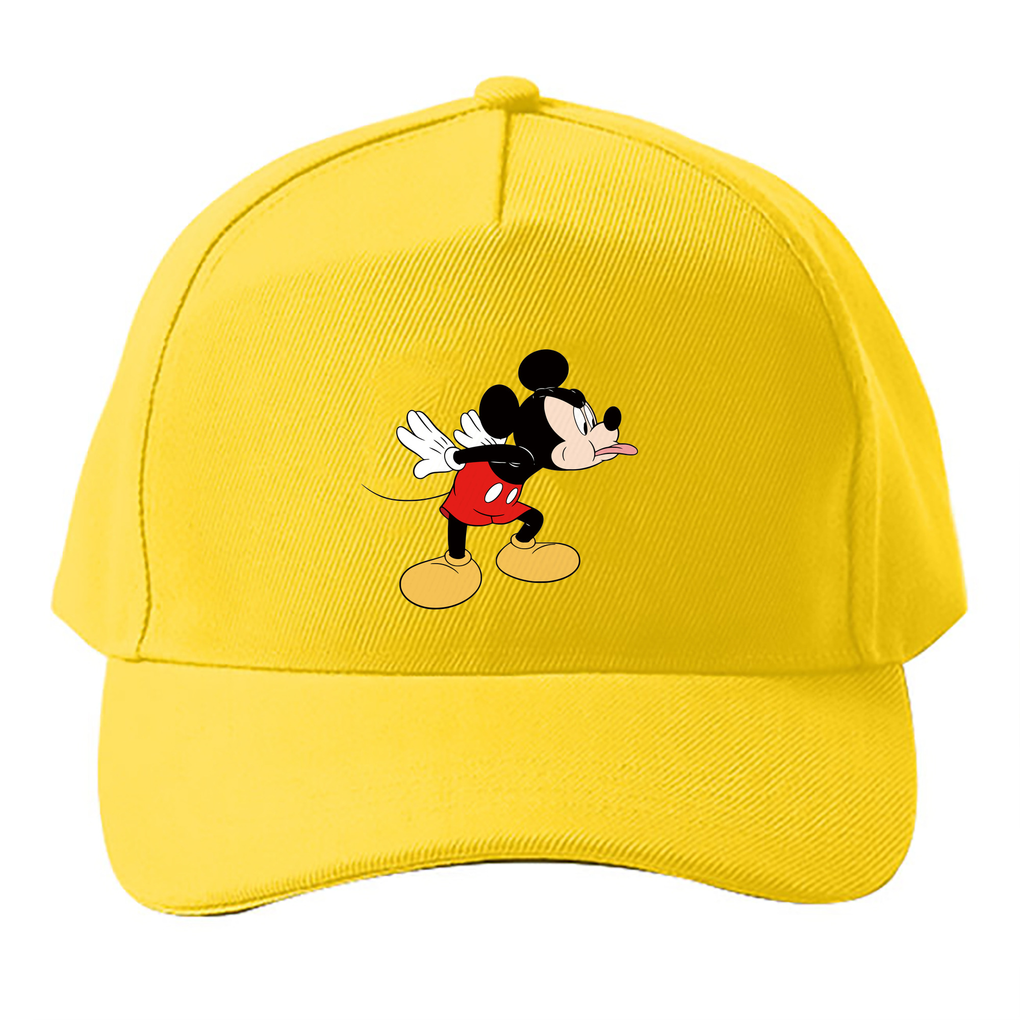 （画像用） ミッキーマウス Mickey Mouse ベースボールキャップ 綿100％ 男女兼用 帽子 スポーツ